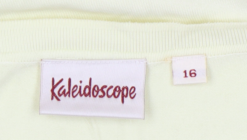 Womens UK Size 16 Kaleidoscope Ivory Pullover Jumper
