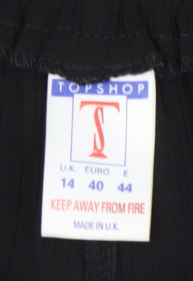 Topshop Women's Black Trousers Size 14