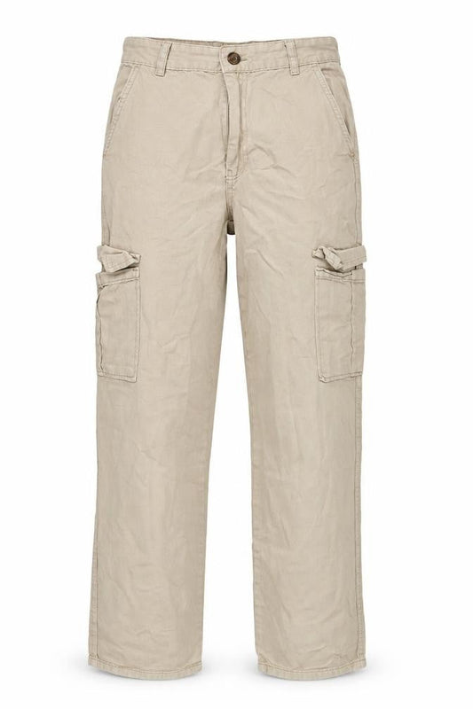 Womens UK Size 6 Stradivarius Regular Fit Casual Beige Trousers