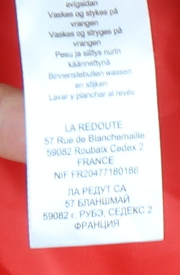 Womens UK Size 14 La Redoute Red Overcoat