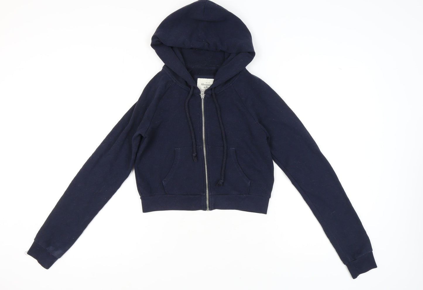 Abercrombie & Fitch Women's Blue Full Zip Hoodie, M