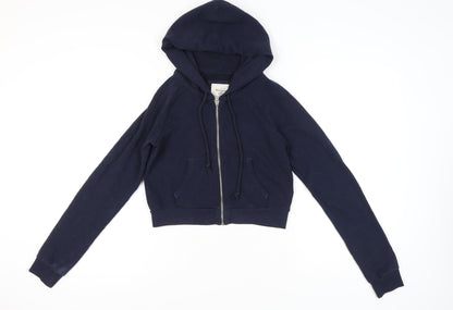 Abercrombie & Fitch Women's Blue Full Zip Hoodie, M