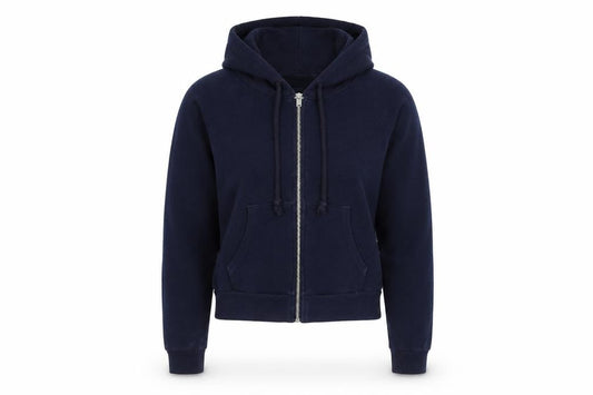 Womens UK Size M Abercrombie & Fitch Blue Full Zip Hoodie