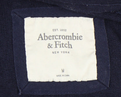 Abercrombie & Fitch Women's Blue Full Zip Hoodie, M