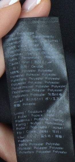UK Size 10 NA-KD Black Camisole Tank