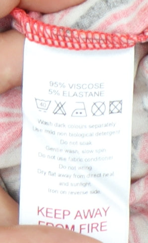 Monsoon Women's Red Floral V-Neck Strappy Dress