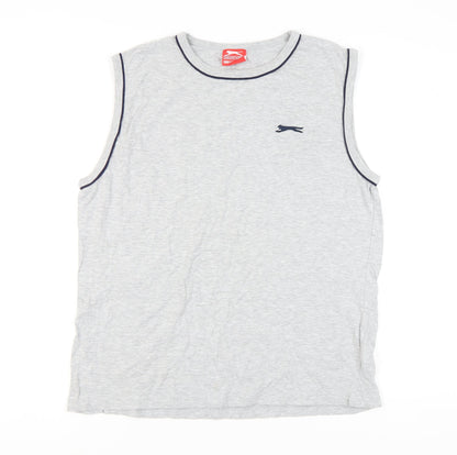 Slazenger Men's Grey Sleeveless XL T-Shirt