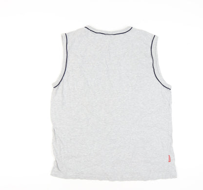 Slazenger Men's Grey Sleeveless XL T-Shirt