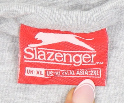 Slazenger Men's Grey Sleeveless XL T-Shirt