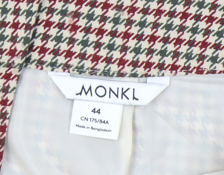 Monki Women's Multicoloured Check Skirt 16