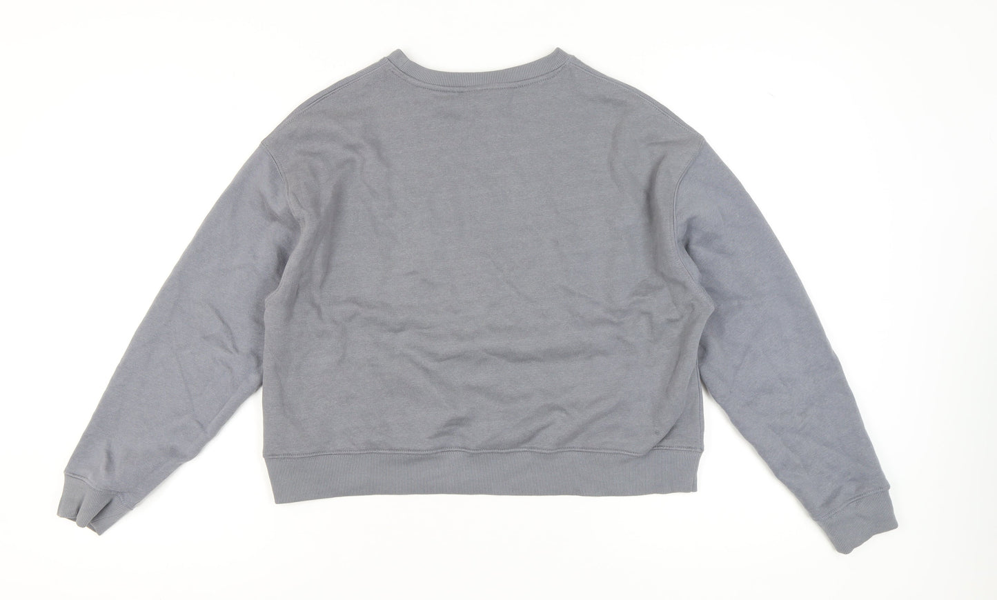 Unisex Adults UK Size M Pull&Bear Grey Pullover Sweatshirt