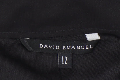 David Emanuel Women's Black Culottes Size 12