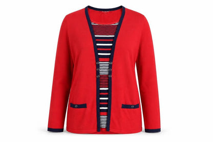 Womens UK Size 12 Bonmarché Red Cardigan