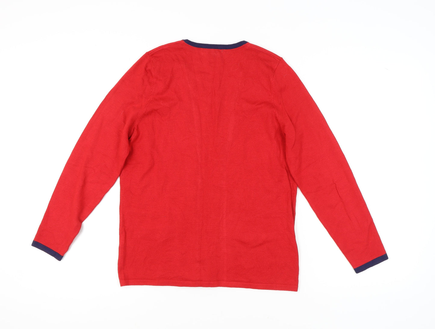 Womens UK Size 12 Bonmarché Red Cardigan