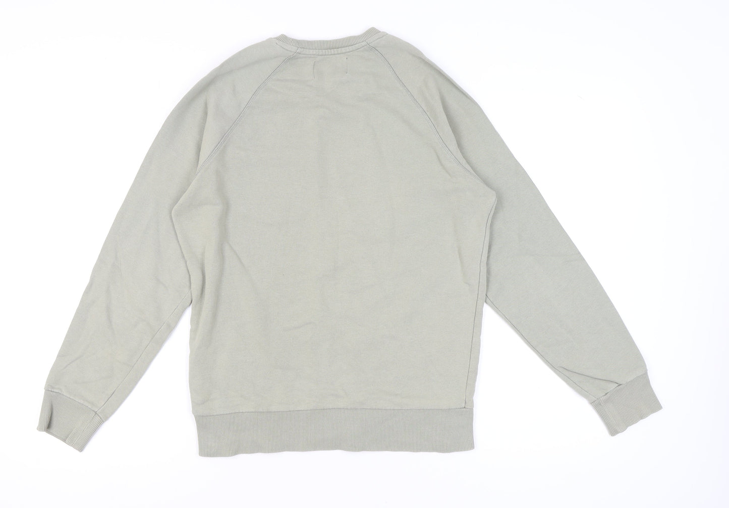 Mens UK Size M Criminal Green Pullover Sweatshirt