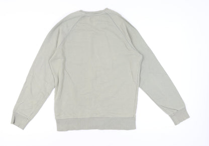 Mens UK Size M Criminal Green Pullover Sweatshirt