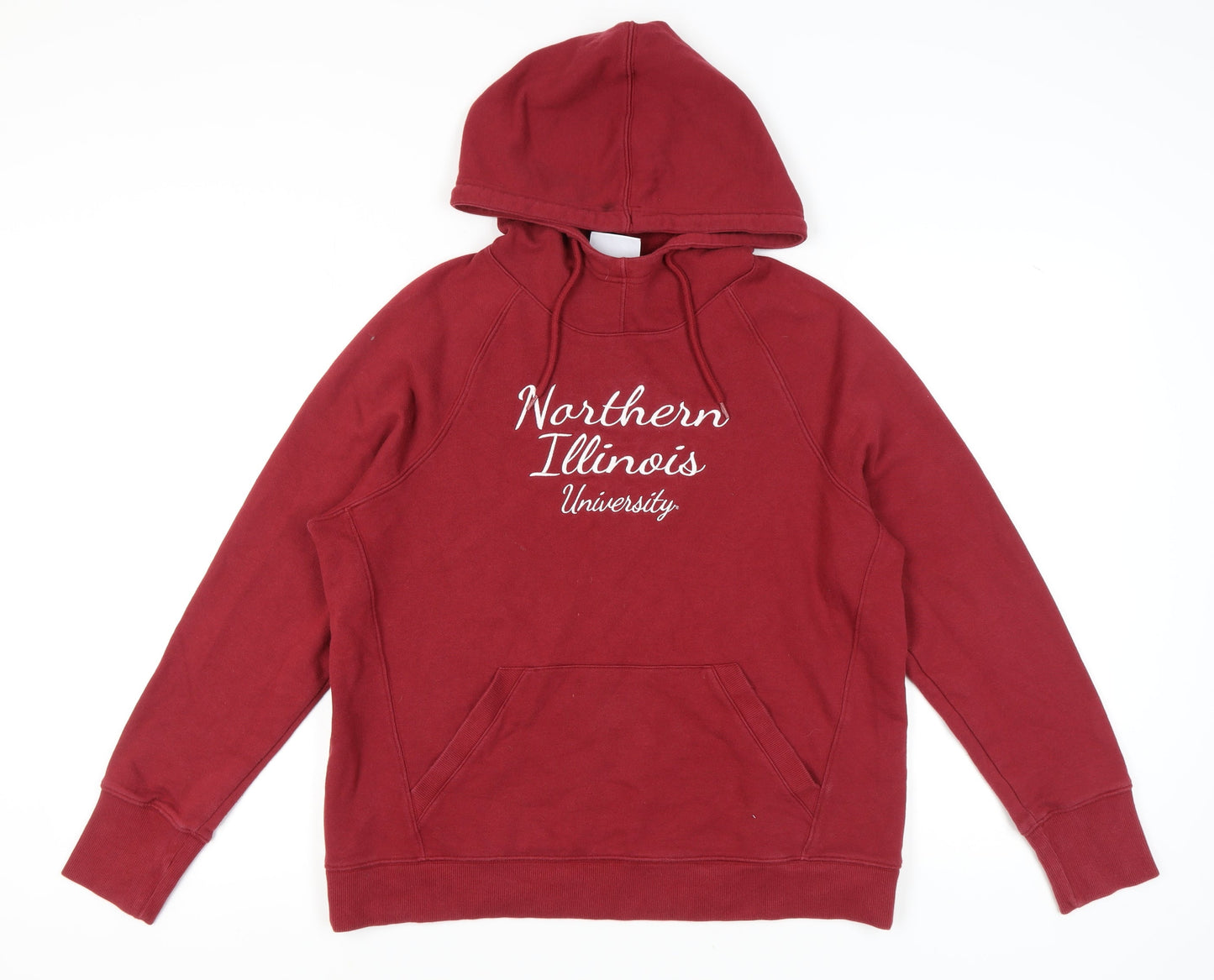 Mens UK Size XL Champion Red Pullover Hoodie