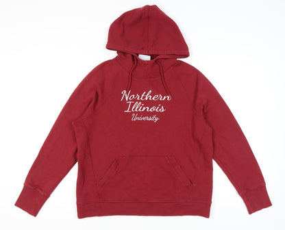 Mens UK Size XL Champion Red Pullover Hoodie