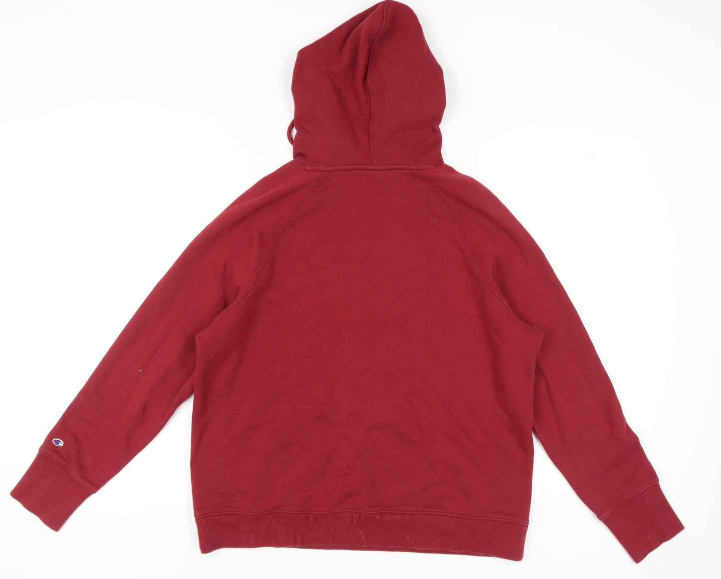 Mens UK Size XL Champion Red Pullover Hoodie
