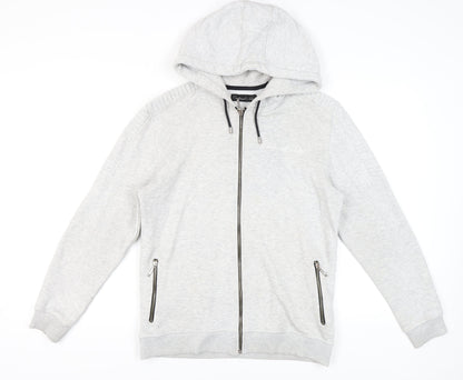 Condemned Nation Men's XL Grey Full Zip Hoodie
