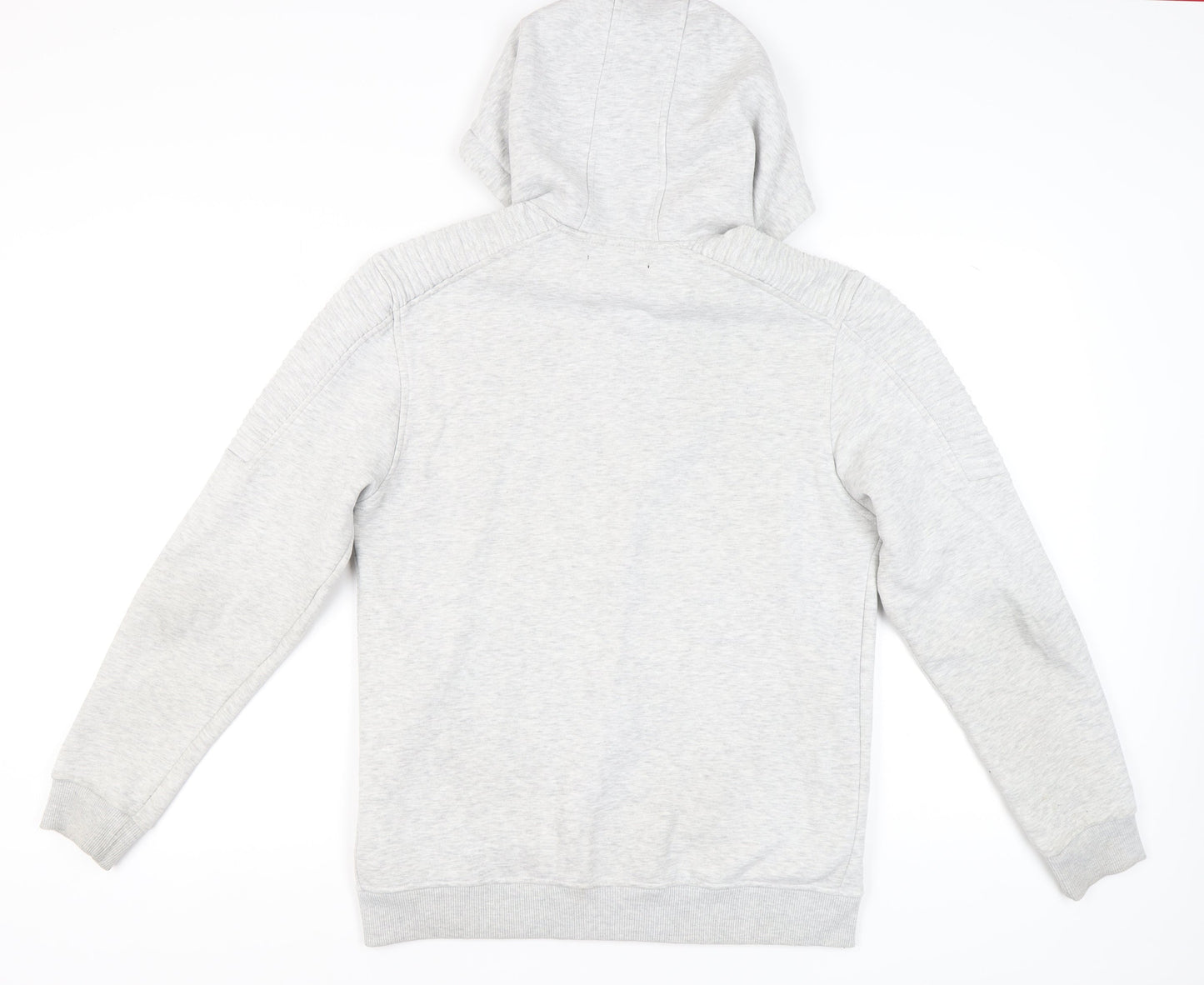 Condemned Nation Men's XL Grey Full Zip Hoodie