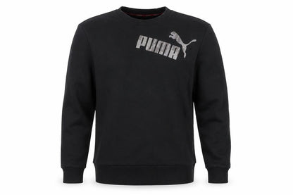 Mens UK Size M PUMA Black Pullover Sweatshirt