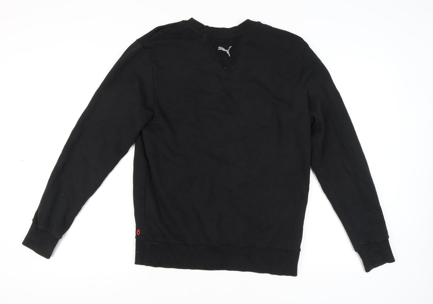 Mens UK Size M PUMA Black Pullover Sweatshirt