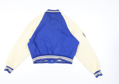Womens UK Size M Pull & Bear Blue Cardigan Sweatshirt