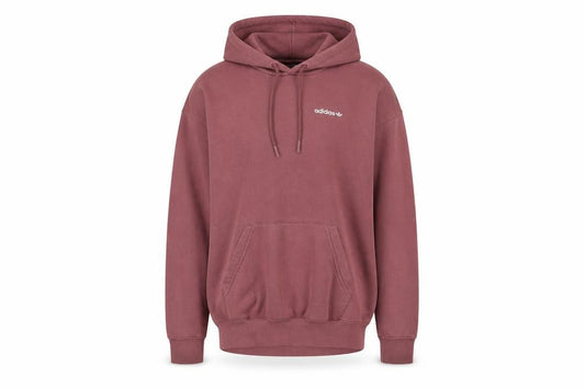 Front view of Adidas Women's Brown Pullover Hoodie, size 6