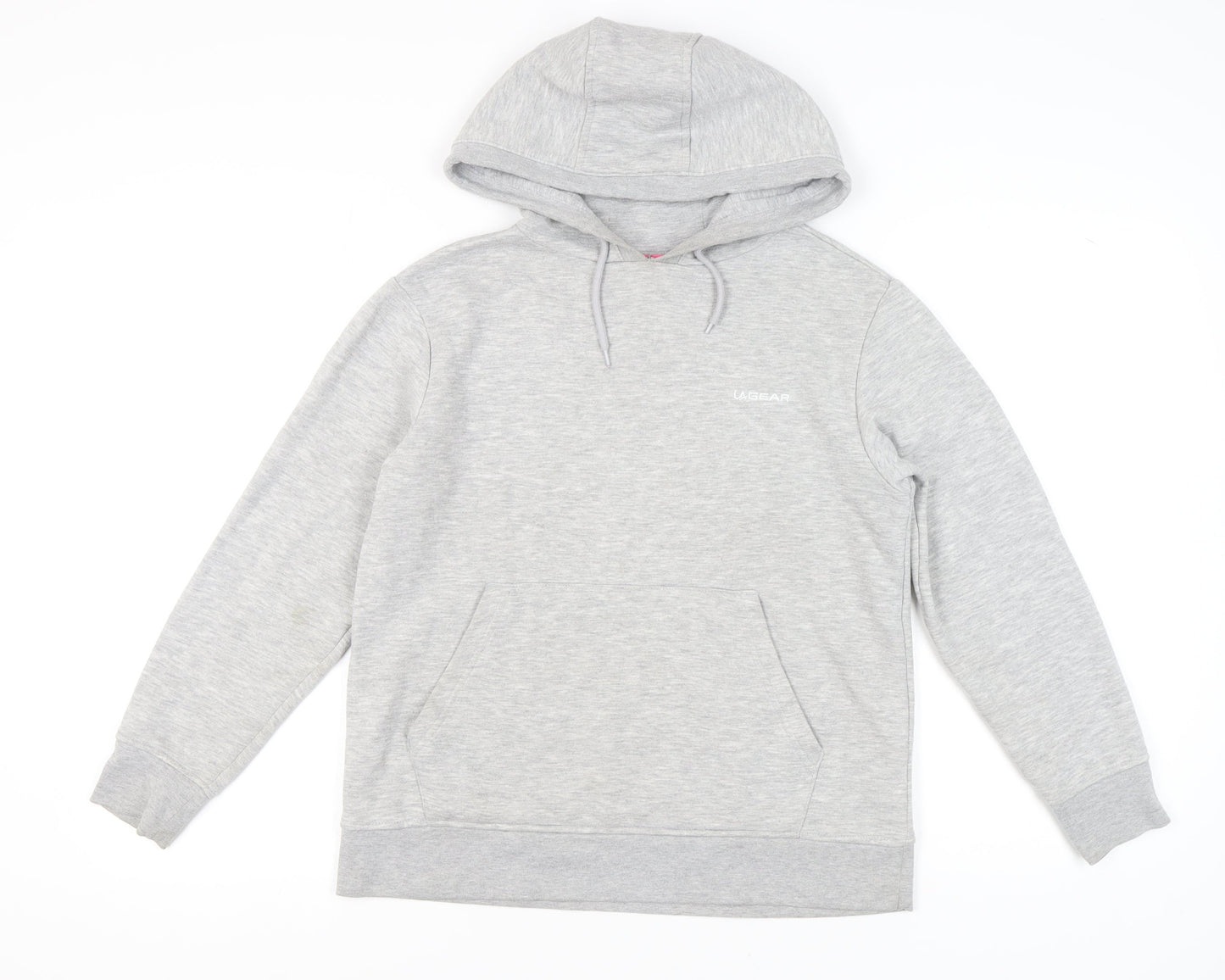 Womens UK Size 10 LA Gear Grey Pullover Hoodie