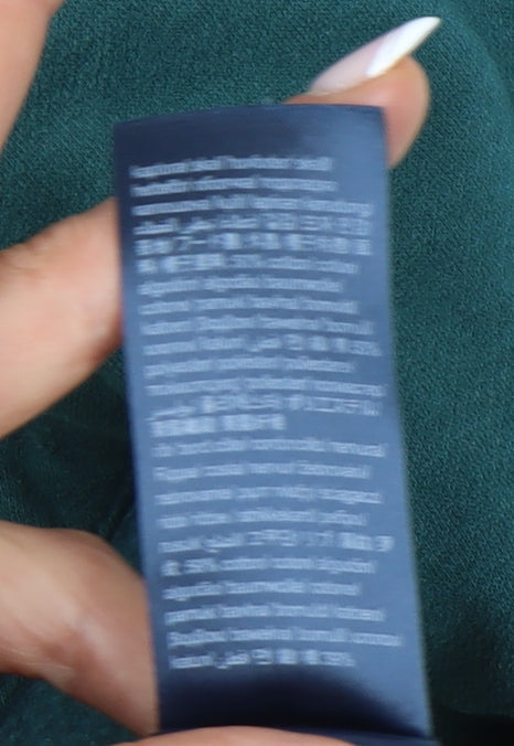 Tommy Jeans Men's Green Pullover Hoodie Size M