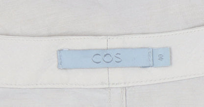 Womens UK Size 12 COS Beige Basic Blouse