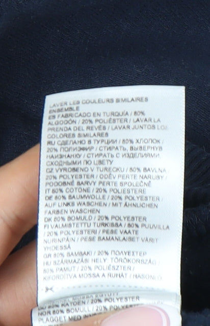 Superdry Women's Blue Pullover Hoodie - Size 12