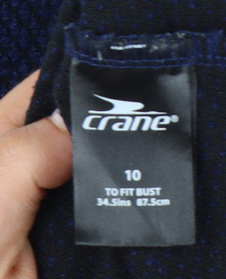 Crane Women's Blue Knit Pullover Sweatshirt Size 10