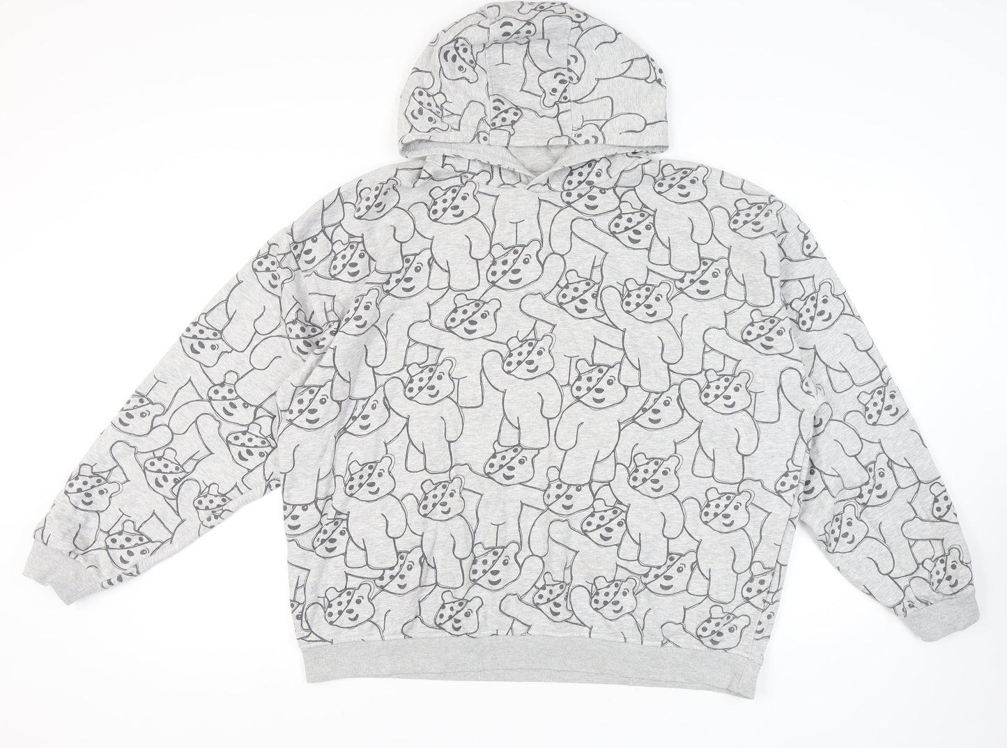 George Unisex Grey XL Hoodie with Charity Theme