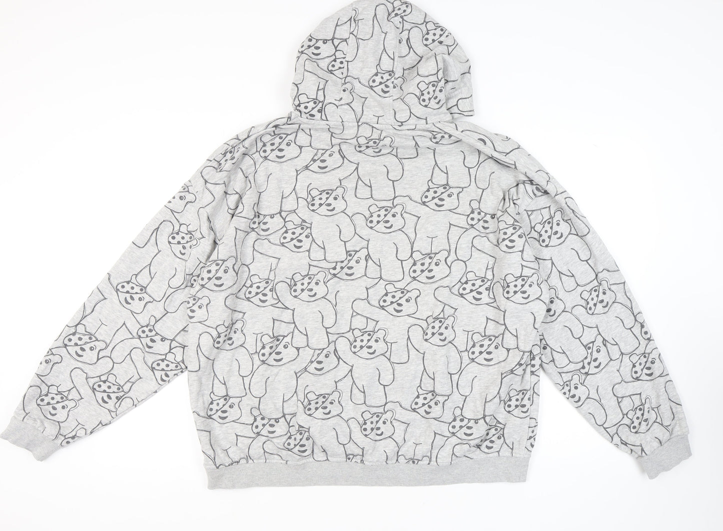 George Unisex Grey XL Hoodie with Charity Theme