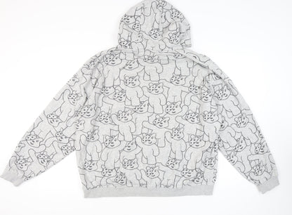 George Unisex Grey XL Hoodie with Charity Theme