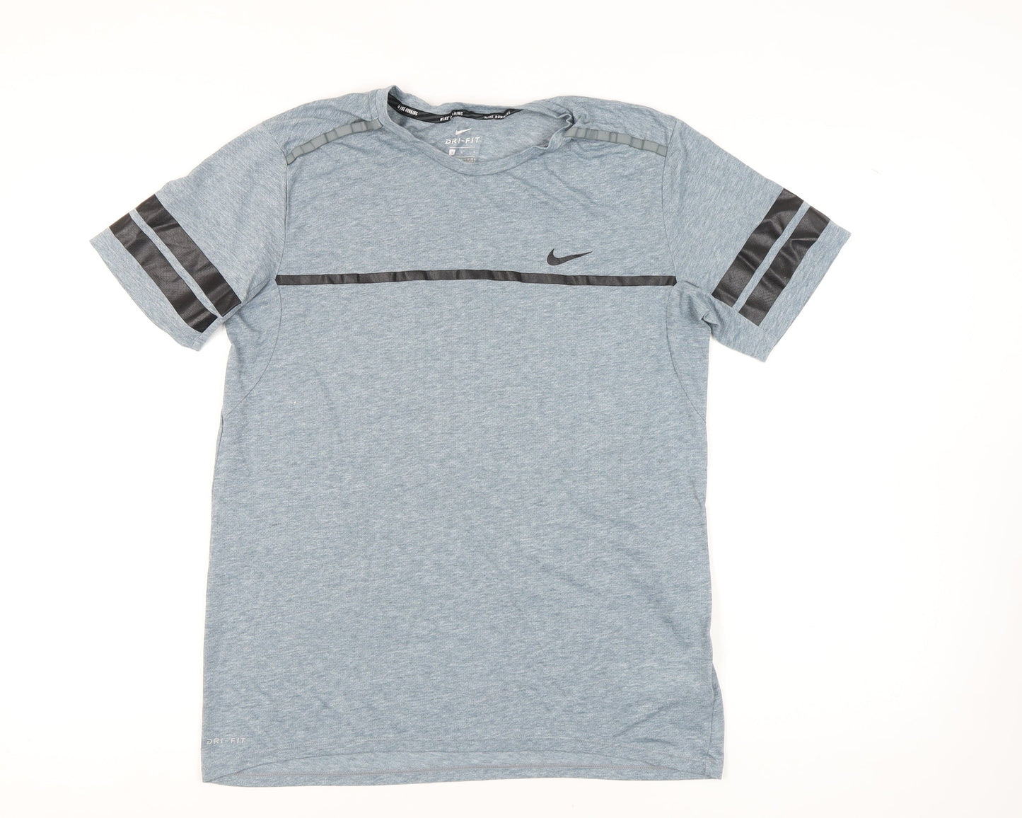 Mens UK Size L Nike Blue Running & Jogging T-Shirt