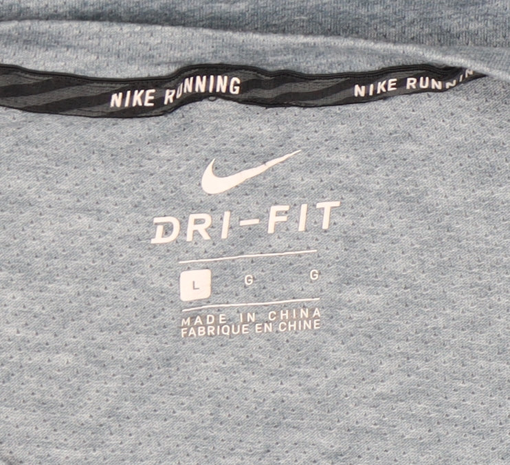 Mens UK Size L Nike Blue Running & Jogging T-Shirt