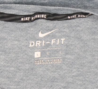 Mens UK Size L Nike Blue Running & Jogging T-Shirt
