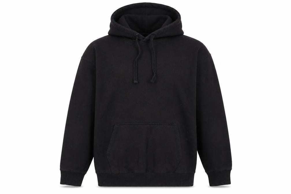 Mens UK Size M Topman Black Pullover Hoodie