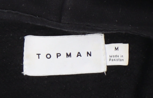 Topman Black Men's M Pullover Hoodie