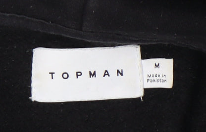 Topman Black Men's M Pullover Hoodie