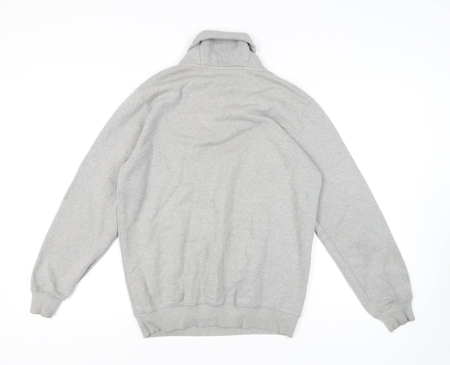 Mens UK Size M Cotton Traders Grey Pullover Sweatshirt