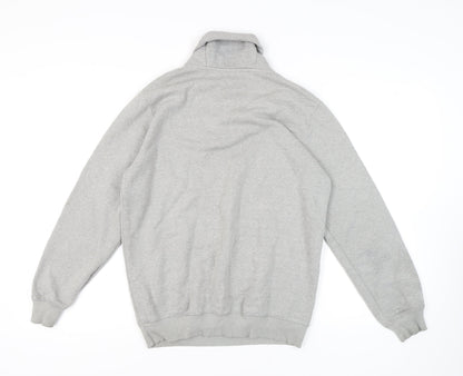 Mens UK Size M Cotton Traders Grey Pullover Sweatshirt