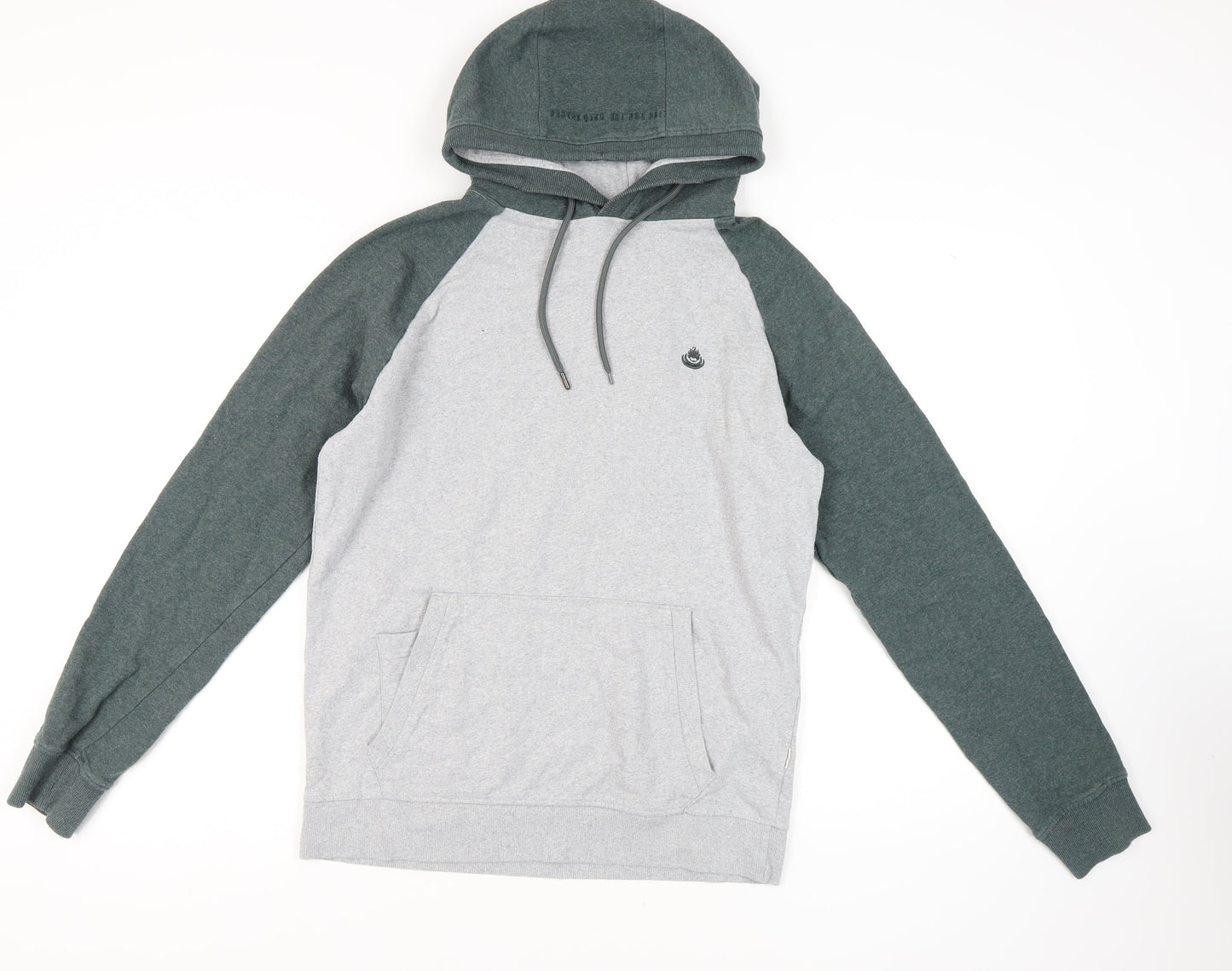 Mens UK Size S Saltrock Grey Pullover Hoodie