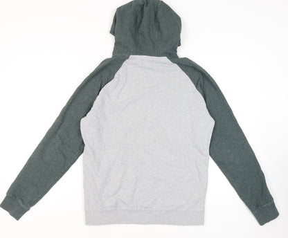 Mens UK Size S Saltrock Grey Pullover Hoodie