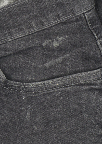 Mens UK Size 32 Burton Slim Fit Slim Grey Jeans
