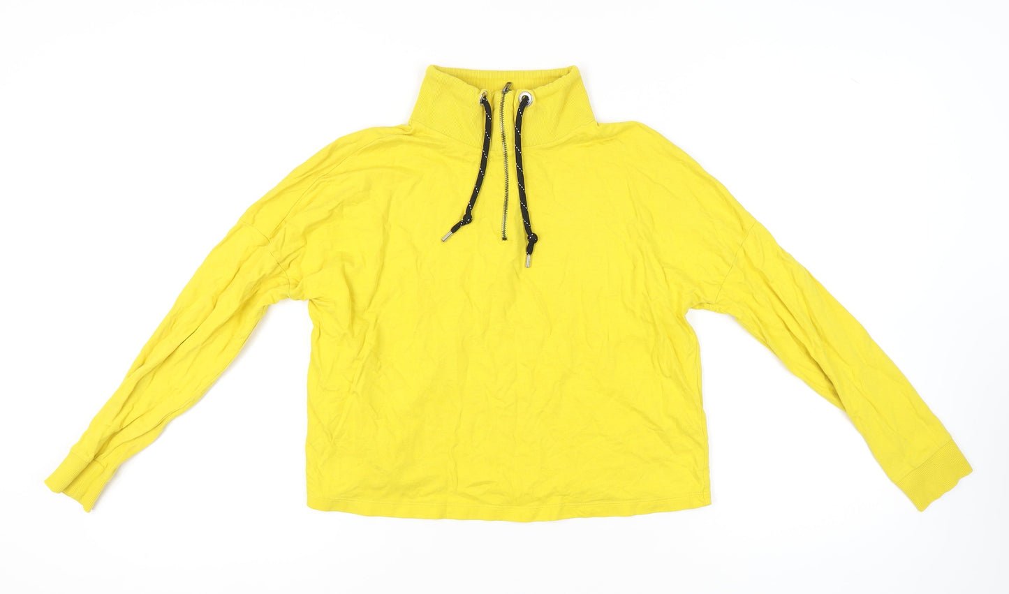 Noisy May Women's Yellow Hoodie, Size S, Cotton, Casual Wear