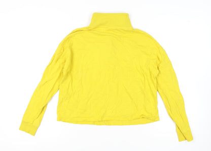 Noisy May Women's Yellow Hoodie, Size S, Cotton, Casual Wear